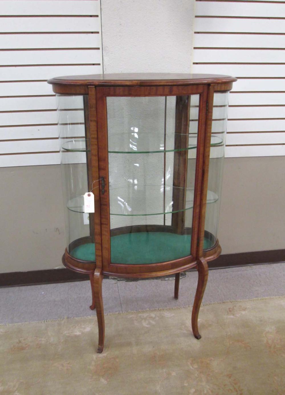 FRENCH STYLE MAHOGANY AND GLASS 3159c3