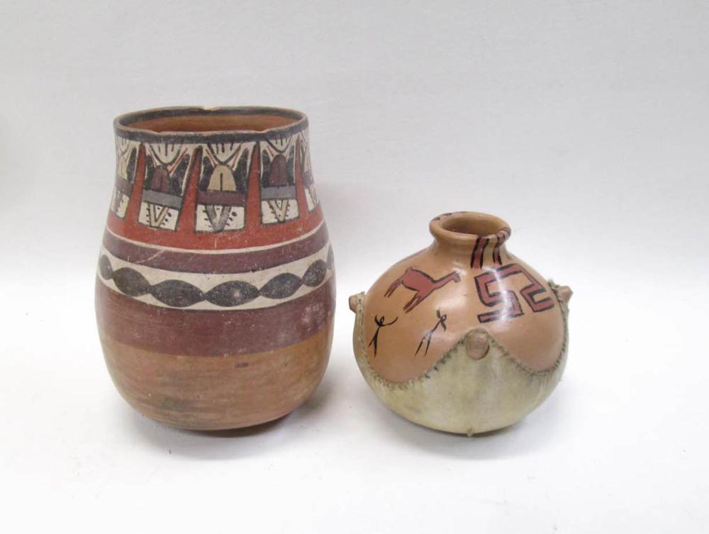 TWO PRE COLUMBIAN STYLE POTTERY 315c74
