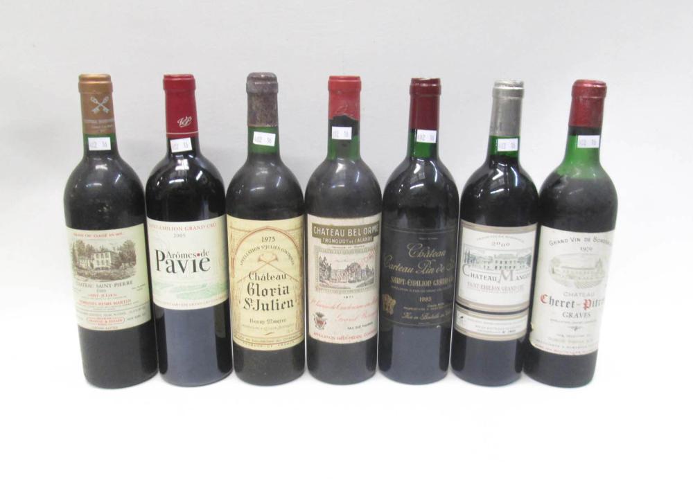 SIXTEEN BOTTLES OF VINTAGE FRENCH 315cfc
