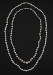 FIVE ARTICLES OF PEARL JEWELRY  316070