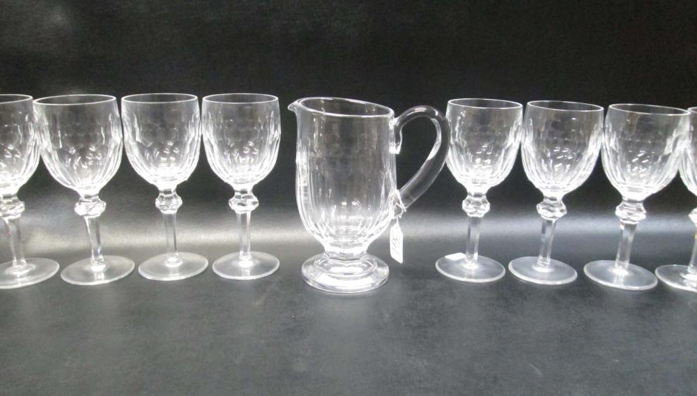 SET OF WATERFORD CUT CRYSTAL WATER 3160ab