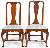 PAIR OF NEW ENGLAND QUEEN ANNE DINING