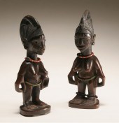 African ibeji twin carved wooden 4f0ad