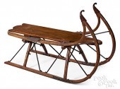 ANTIQUE SLED, WITH IRON STRAPPINGAntique