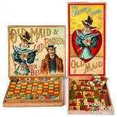 TWO MCLOUGHLIN BROS. OLD MAID GAMESTwo