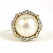 MABE PEARL DIAMOND AND FOURTEEN 316a31
