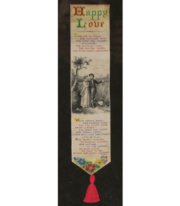Three Stevengraph woven silk ribbons bookmarks 4f16d