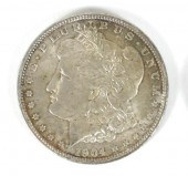 Six 1904-O Morgan Silver Dollars All