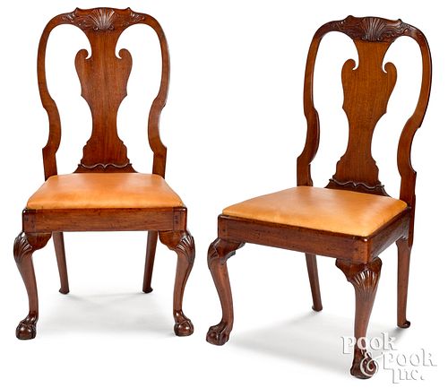 PAIR OF NEW YORK QUEEN ANNE MAHOGANY 314a2d