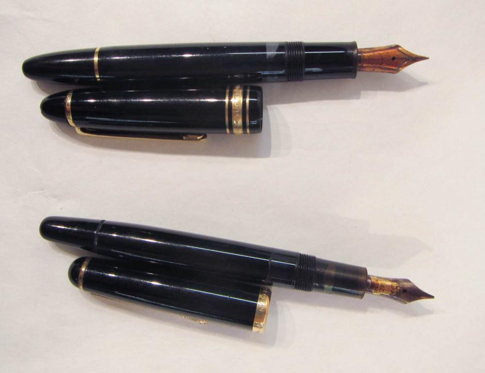TWO MONTBLANC FOUNTAIN PENS THE 314c74