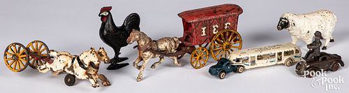 GROUP OF CAST IRON TOYSGroup of 314f49