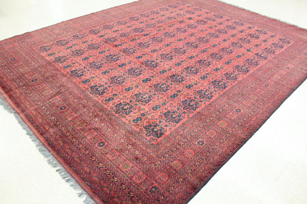 HAND KNOTTED AFGHAN TURKMAN TRIBAL 314ffb