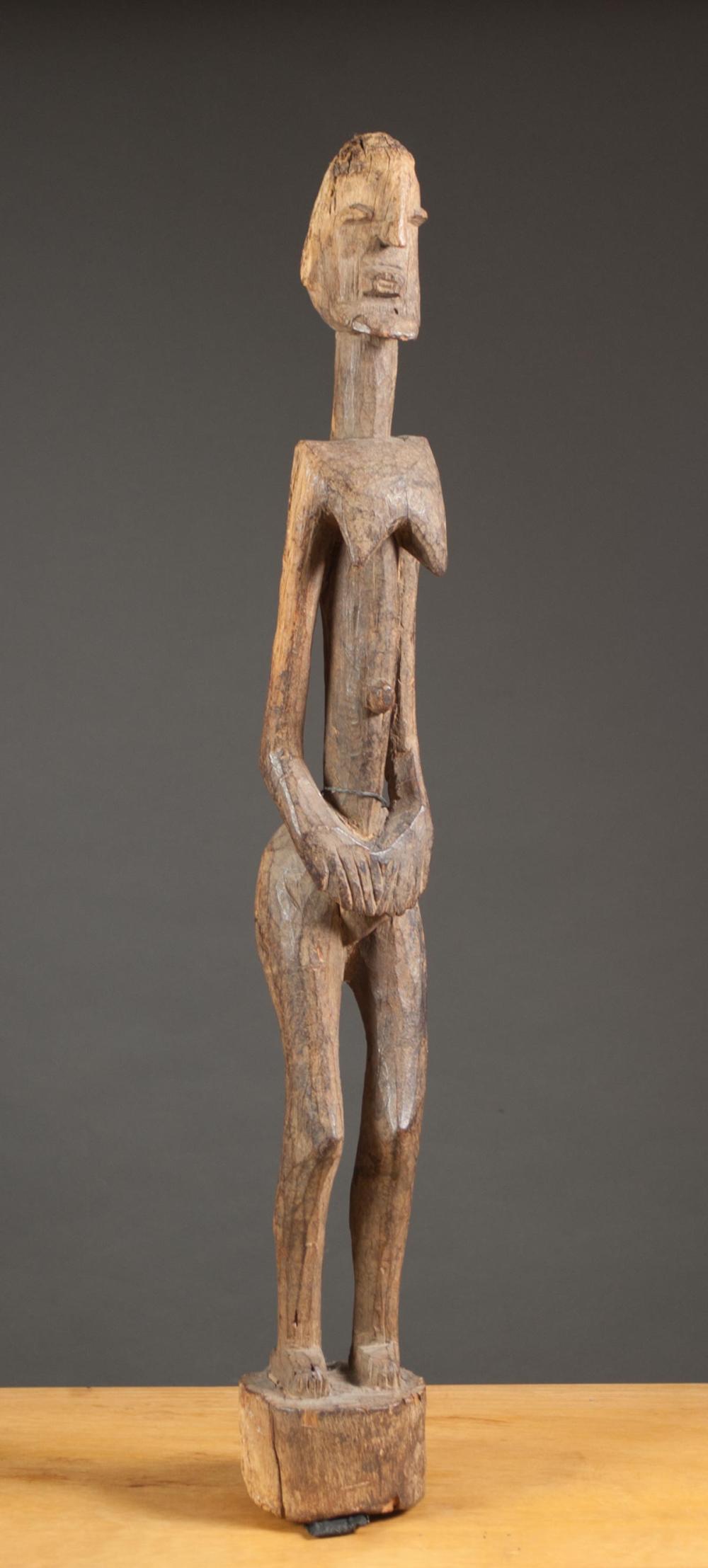 AFRICAN CARVED WOOD DOGON FIGURE  31505a
