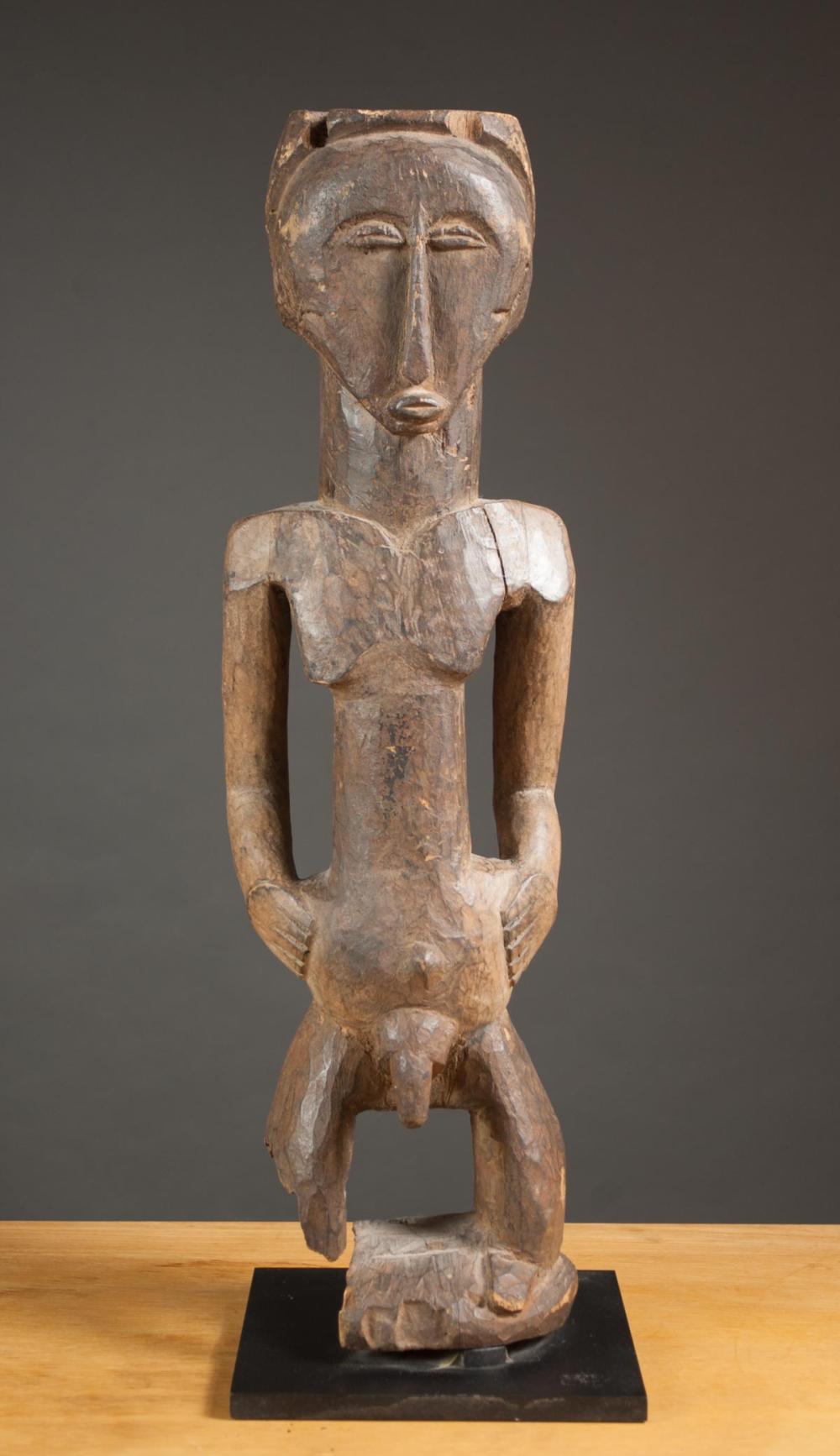 AFRICAN CARVED WOOD TRIBAL FIGURE  315075