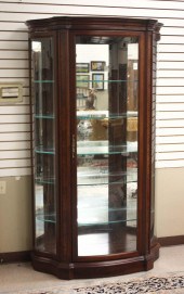 MODERN TRADITIONAL STYLE CURIO CABINET,