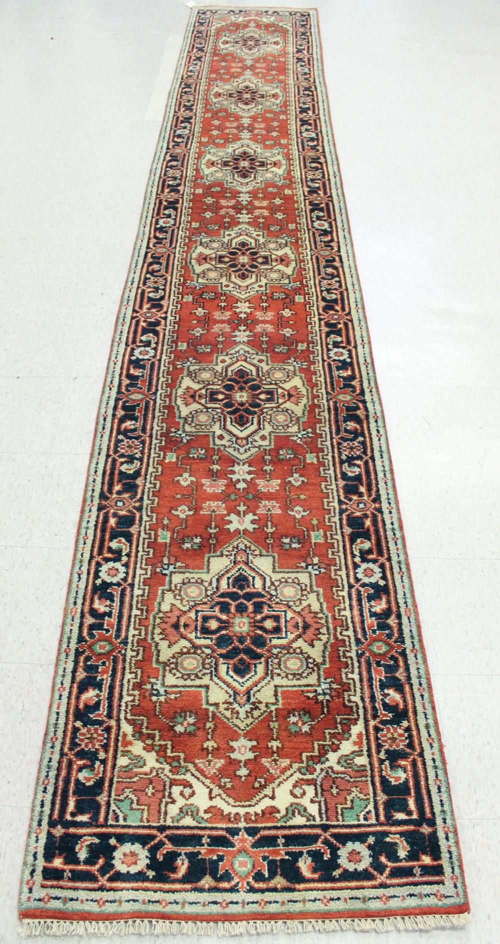 HAND KNOTTED ORIENTAL RUNNER PERSIAN 315113