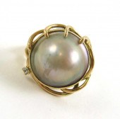 MABE PEARL DIAMOND AND FOURTEEN 315455