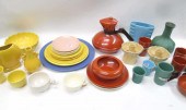 COLLECTION OF CATALINA POTTERY TABLEWARE
