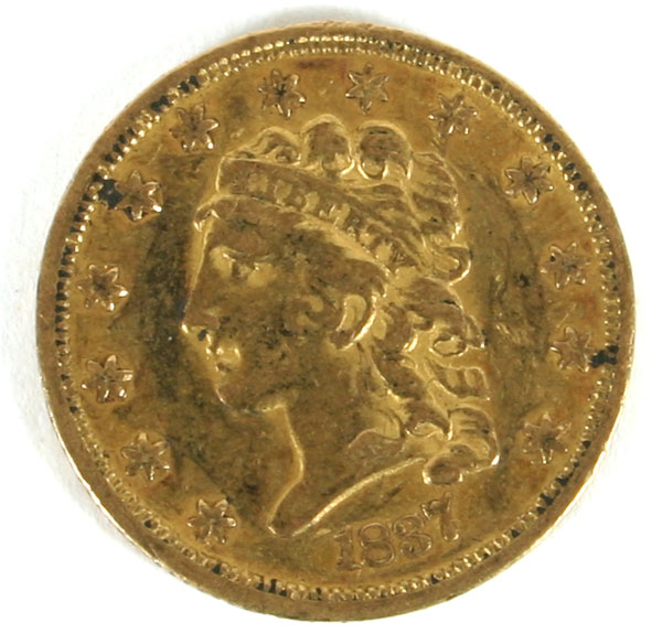1837 $2.50 Classic Head Gold Coin