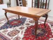 COUNTRY FRENCH DRAW-LEAF DINING TABLE,