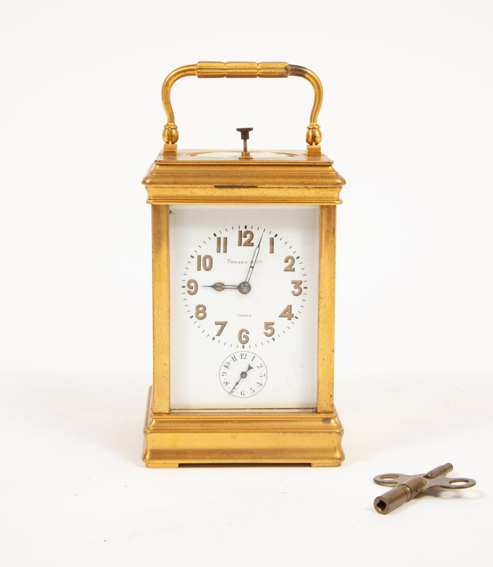 FRENCH CARRIAGE CLOCK FOR TIFFANYAntique 3180c7