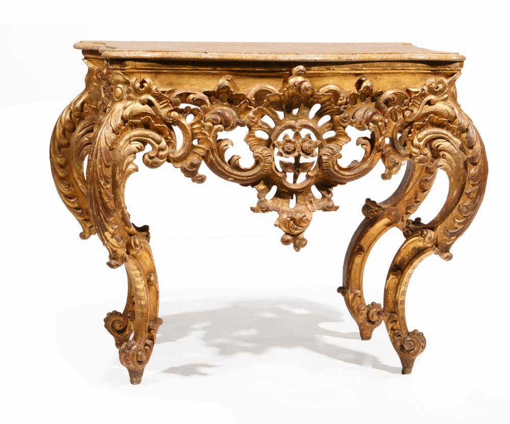 ITALIAN ROCOCO CARVED GILTWOOD 31819a