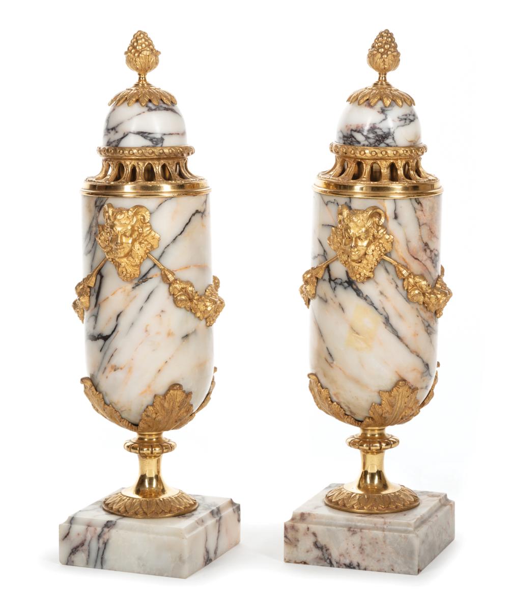 FRENCH GILT BRONZE-MOUNTED MARBLE