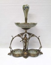 ART NOUVEAU STYLE GILT METAL AND 3170ee