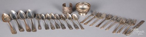 COIN AND STERLING SILVER FLATWARE  317423
