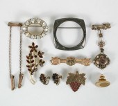 Victorian and later jewelry 9pc. assortment