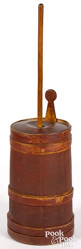 PAINTED BUTTER CHURN 19TH C Painted 317864