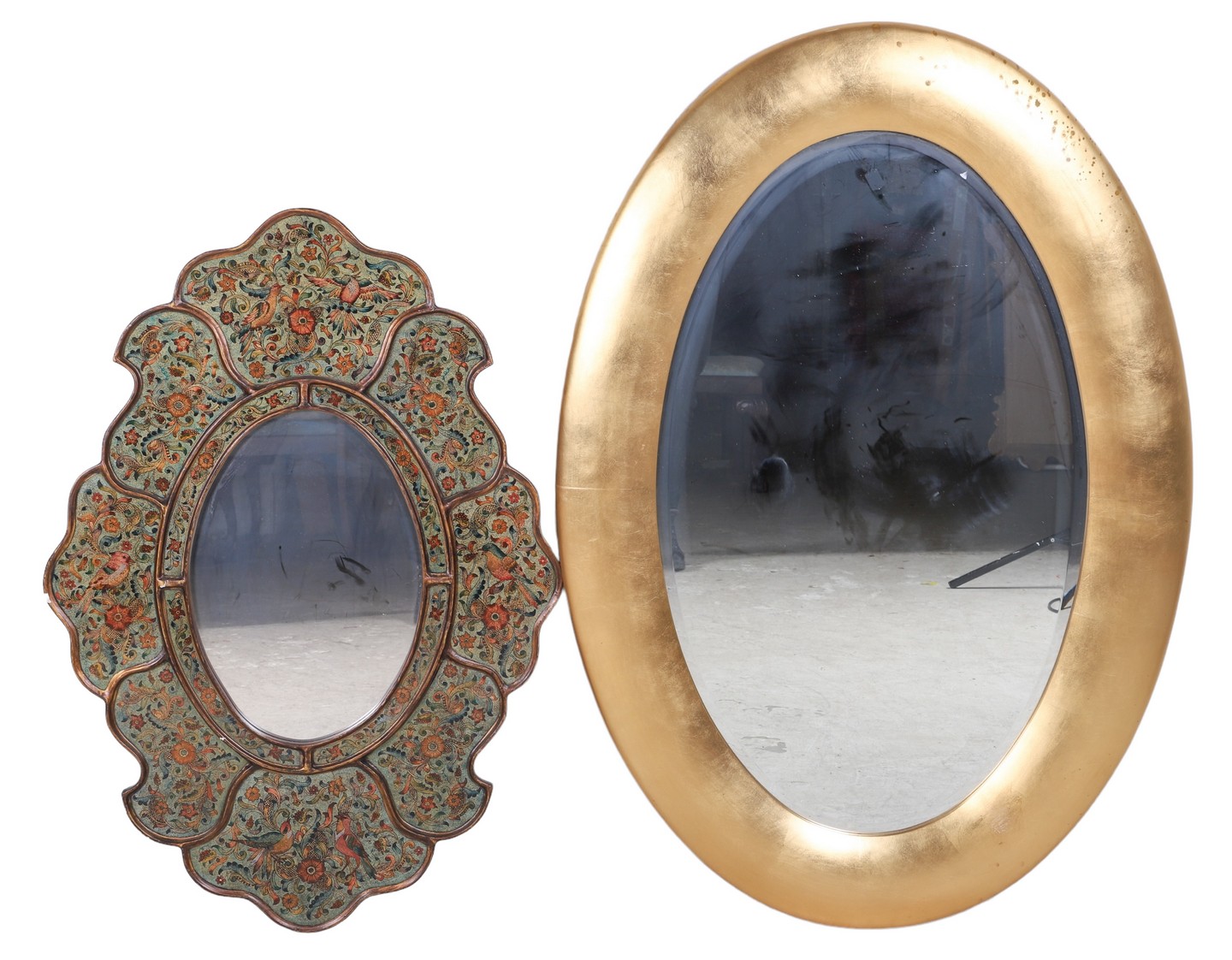  2 Contemporary hanging wall mirrors  317e23