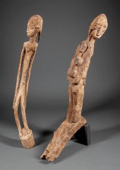 ARICAN CARVED WOOD NOMMO FIGUREAfrican