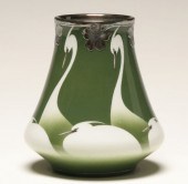 Japanese Meiji porcelain vase decorated