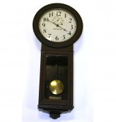 Seth Thomas wall clock; round face,