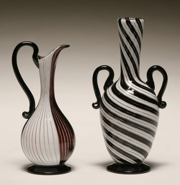 Lot of 2 Murano vases in the style 4f86c