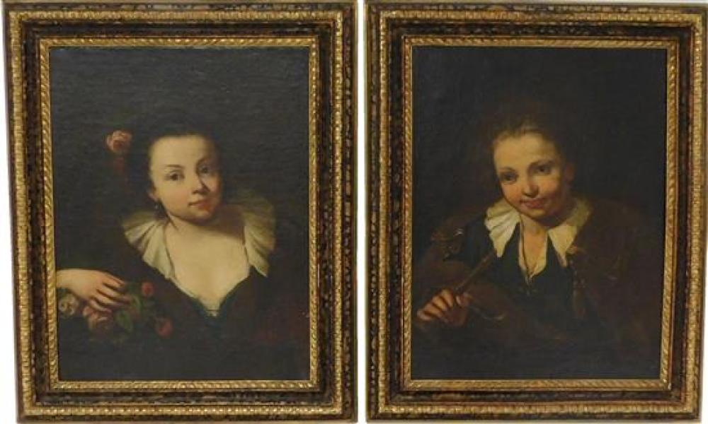 PAIR OF PORTRAITS IN THE MANNER 31b4c5