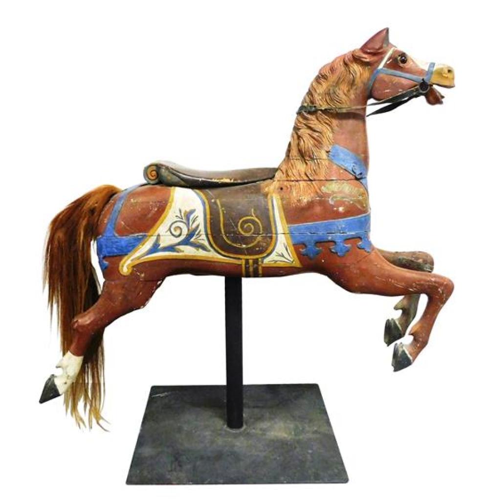 CAROUSEL HORSE LATE 19TH C EARLY 31b803