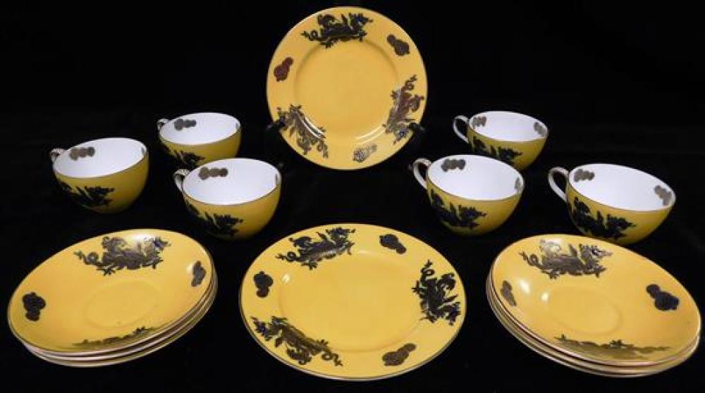 IMPERIAL YELLOW CHINA WITH MASONS