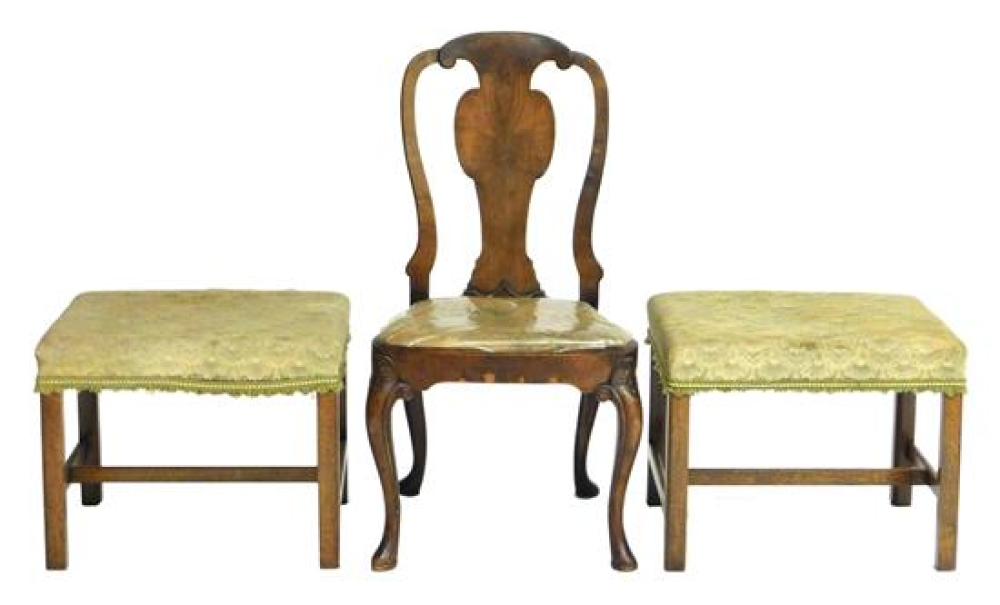 QUEEN ANNE STYLE SIDE CHAIR AND 31b8d2