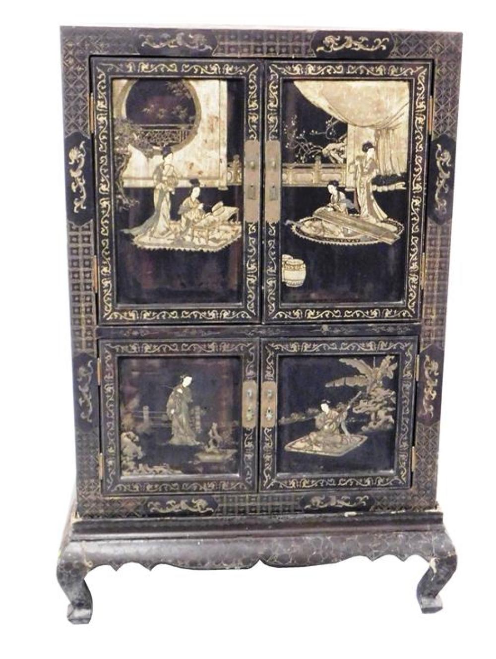 ASIAN CHINESE LACQUER CABINET 31b940
