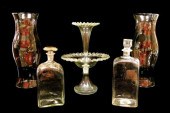 GLASS EARLY BLOWN GLASS DECANTERS 31bc53