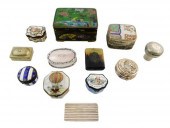 SMALL BOXES, ETC., TWELVE PIECES INCLUDING:
