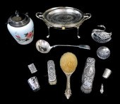 THIRTEEN PIECES OF STERLING SILVER PLATE 31bc8c