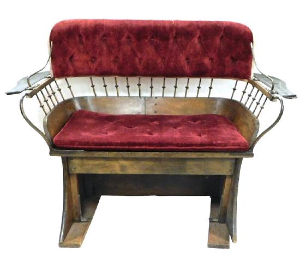 HORSE CARRIAGE BENCH 19TH C WITH 31bcbb