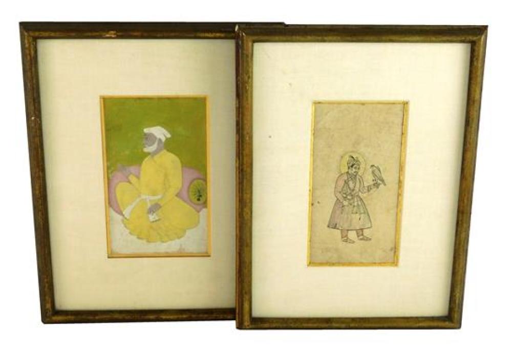 TWO 19TH C MINIATURE DRAWINGS  31bccc