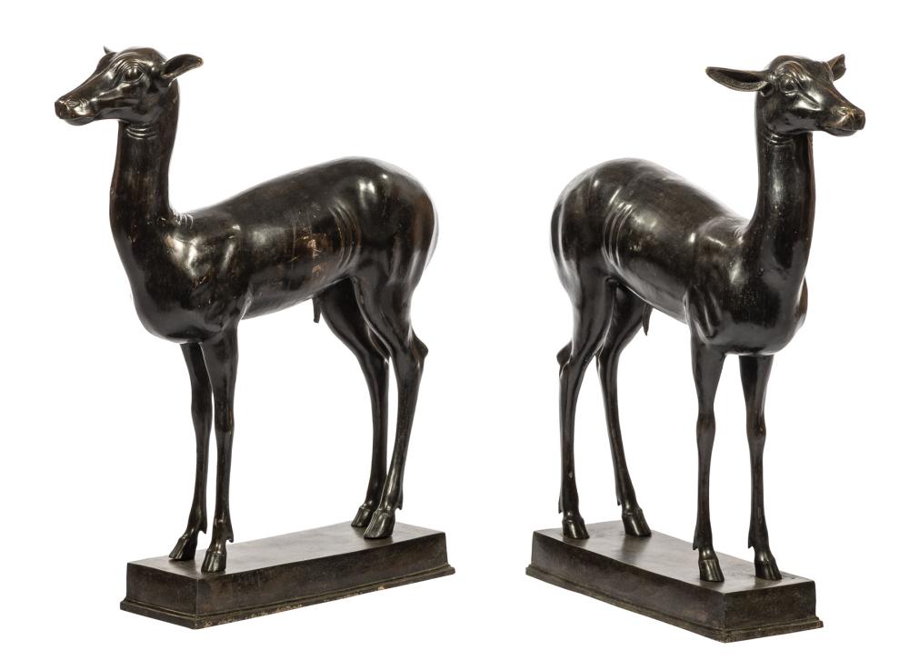 PAIR OF GRAND TOUR PATINATED BRONZE 31be3a