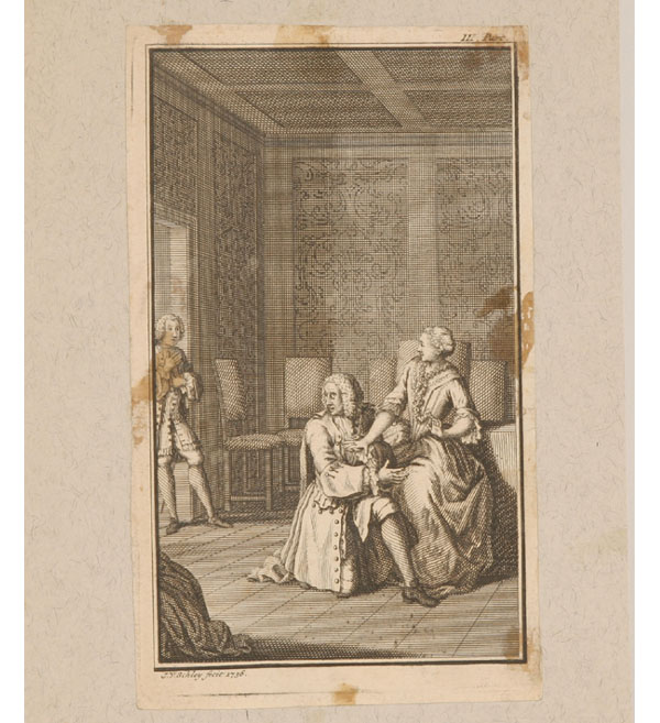 Four 17th and 18th century European engravings