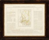 ANTIQUE FRENCH MAP OF MISSISSIPPIAntique
