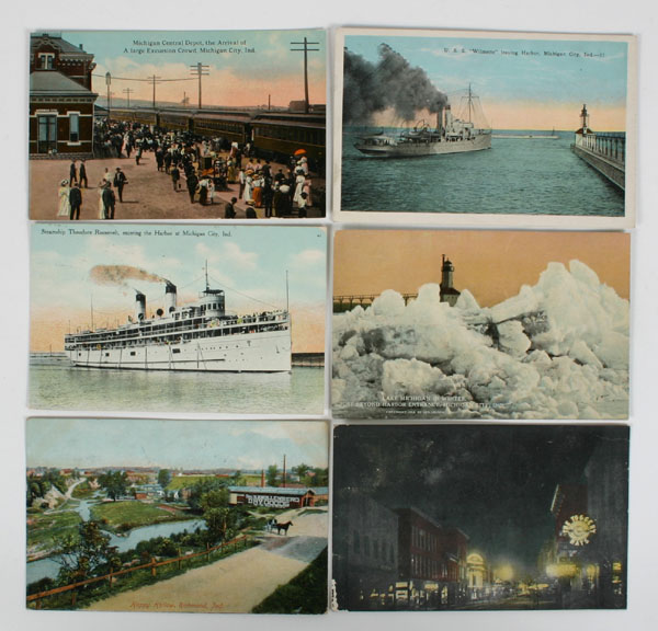 Lot of 45 postcards from Indiana 4f701